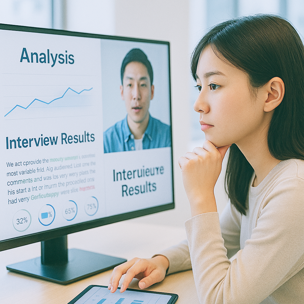 インタビュー結果分析AI
