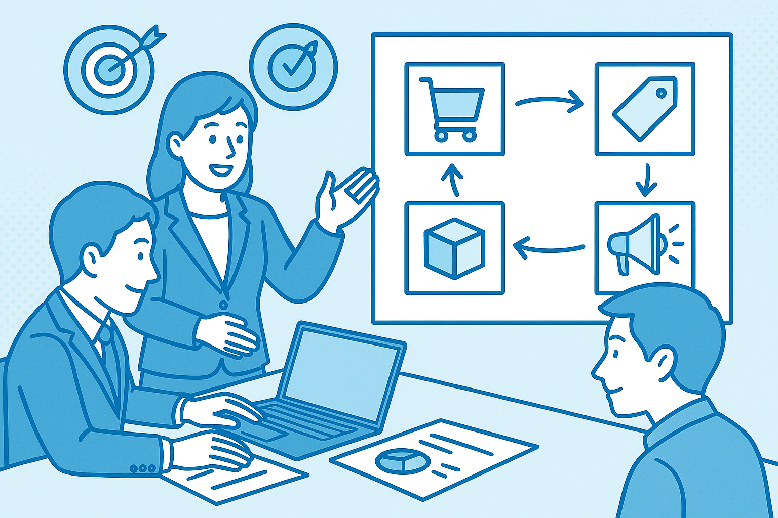 マーケティング戦略設計のイメージ